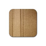 Brown Cardboard Texture Macro, Cardboard, Cardboard Rubber Coaster (Square)