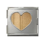 Brown Cardboard Texture Macro, Cardboard, Cardboard Mega Link Heart Italian Charm (18mm)