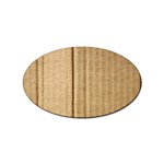 Brown Cardboard Texture Macro, Cardboard, Cardboard Sticker (Oval)