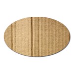 Brown Cardboard Texture Macro, Cardboard, Cardboard Oval Magnet