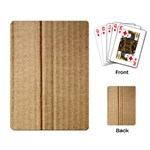 Brown Cardboard Texture Macro, Cardboard, Cardboard Playing Cards Single Design (Rectangle)