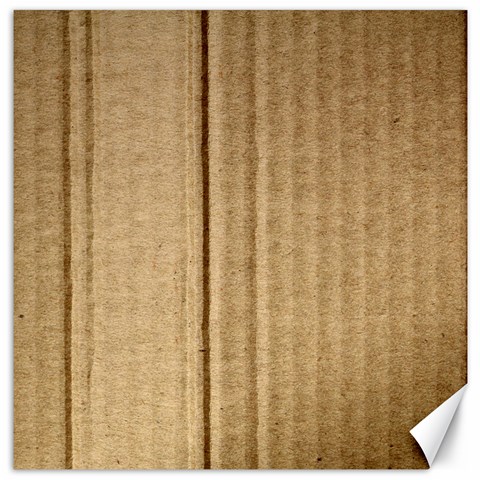 Brown Cardboard Texture Macro, Cardboard, Cardboard Canvas 12  x 12  from ArtsNow.com 11.4 x11.56  Canvas - 1