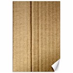 Brown Cardboard Texture Macro, Cardboard, Cardboard Canvas 24  x 36 