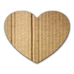 Brown Cardboard Texture Macro, Cardboard, Cardboard Heart Mousepad