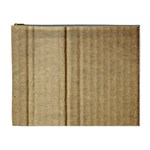 Brown Cardboard Texture Macro, Cardboard, Cardboard Cosmetic Bag (XL)