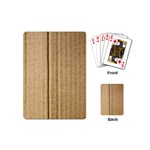 Brown Cardboard Texture Macro, Cardboard, Cardboard Playing Cards Single Design (Mini)