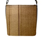 Brown Cardboard Texture Macro, Cardboard, Cardboard Flap Closure Messenger Bag (L)