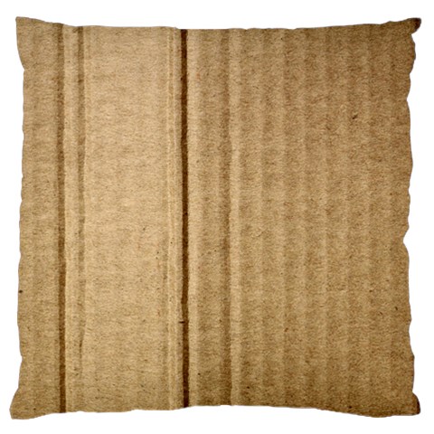 Brown Cardboard Texture Macro, Cardboard, Cardboard Large Premium Plush Fleece Cushion Case (Two Sides) from ArtsNow.com Back