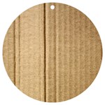 Brown Cardboard Texture Macro, Cardboard, Cardboard UV Print Acrylic Ornament Round