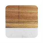 Brown Cardboard Texture Macro, Cardboard, Cardboard Marble Wood Coaster (Square)