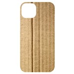 Brown Cardboard Texture Macro, Cardboard, Cardboard iPhone 14 Plus Black UV Print Case