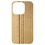 Brown Cardboard Texture Macro, Cardboard, Cardboard iPhone 14 Pro Black UV Print Case