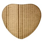 Brown Cardboard Texture Macro, Cardboard, Cardboard Heart Glass Fridge Magnet (4 pack)