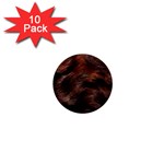 Brown Wool Texture 1  Mini Buttons (10 pack) 