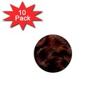 Brown Wool Texture 1  Mini Magnet (10 pack) 