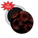 Brown Wool Texture 2.25  Magnets (10 pack) 