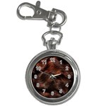 Brown Wool Texture Key Chain Watches