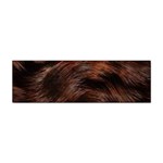 Brown Wool Texture Sticker Bumper (10 pack)