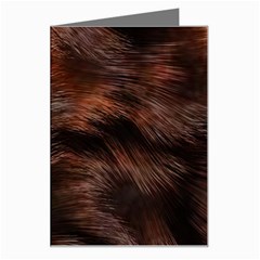 Brown Wool Texture Greeting Card from ArtsNow.com Left