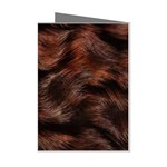 Brown Wool Texture Mini Greeting Cards (Pkg of 8)