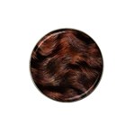 Brown Wool Texture Hat Clip Ball Marker