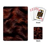 Brown Wool Texture Playing Cards Single Design (Rectangle)