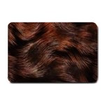 Brown Wool Texture Small Doormat