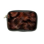 Brown Wool Texture Coin Purse