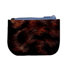 Brown Wool Texture Mini Coin Purse from ArtsNow.com Back