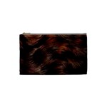 Brown Wool Texture Cosmetic Bag (Small)