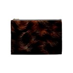 Brown Wool Texture Cosmetic Bag (Medium)