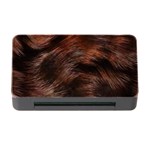 Brown Wool Texture Memory Card Reader with CF