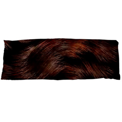 Brown Wool Texture Body Pillow Case Dakimakura (Two Sides) from ArtsNow.com Front