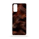 Brown Wool Texture Samsung Galaxy S20 6.2 Inch TPU UV Case