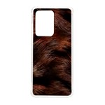 Brown Wool Texture Samsung Galaxy S20 Ultra 6.9 Inch TPU UV Case