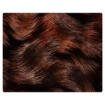 Brown Wool Texture Premium Plush Fleece Blanket (Medium)