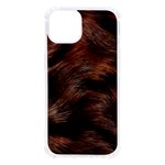 Brown Wool Texture iPhone 13 TPU UV Print Case