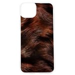 Brown Wool Texture iPhone 15 Pro TPU UV Print Case