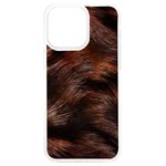 Brown Wool Texture iPhone 15 Pro Max TPU UV Print Case