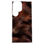 Brown Wool Texture Samsung Galaxy S24 Plus 6.7 Inch TPU UV Case