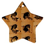 Carton, Brown Ornament (Star)