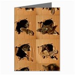 Carton, Brown Greeting Cards (Pkg of 8)