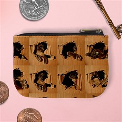 Carton, Brown Mini Coin Purse from ArtsNow.com Back