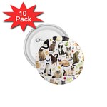 Cats, All, Collage, Cat 1.75  Buttons (10 pack)