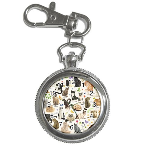 Cats, All, Collage, Cat Key Chain Watches from ArtsNow.com Front