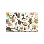 Cats, All, Collage, Cat Sticker (Rectangular)