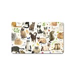 Cats, All, Collage, Cat Magnet (Name Card)