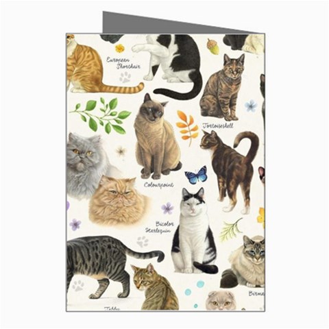 Cats, All, Collage, Cat Greeting Card from ArtsNow.com Right