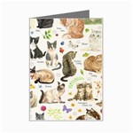 Cats, All, Collage, Cat Mini Greeting Card