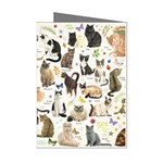 Cats, All, Collage, Cat Mini Greeting Cards (Pkg of 8)